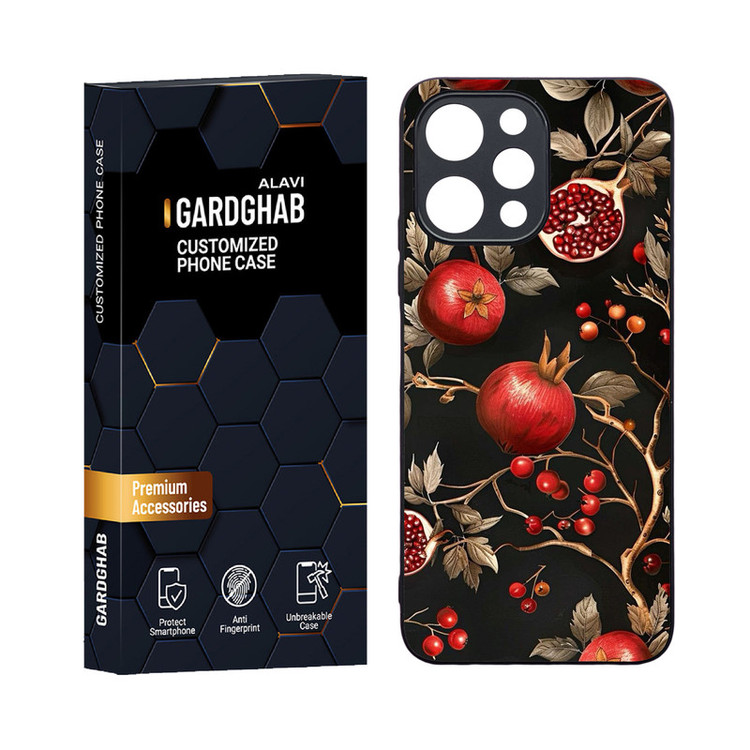 کاور گارد قاب علوی مدل دورژله ای هنری مناسب برای گوشی موبایل شیائومی Redmi 12 4G / 12 5G