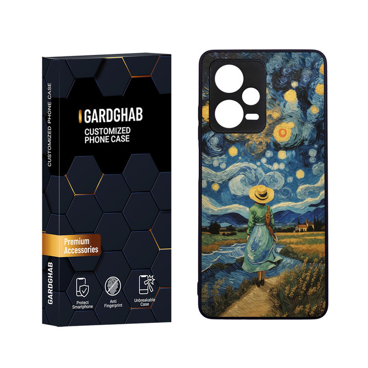کاور گارد قاب مدل هنری مناسب برای گوشی موبایل شیائومی Redmi Note 12 Pro Plus 5G