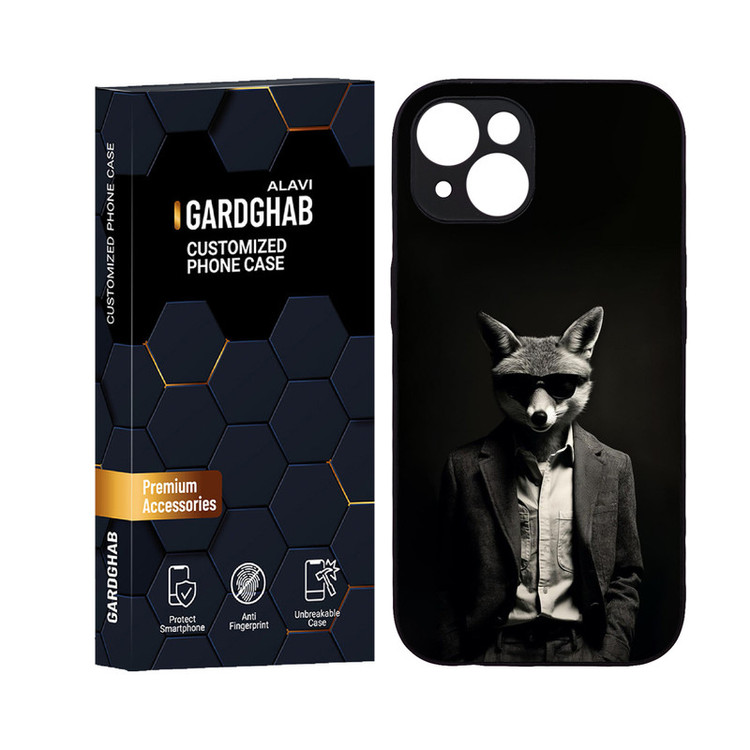 کاور گارد قاب علوی مدل دورژله ای کارتنی و انیمه مناسب برای گوشی موبایل اپل iPhone 14