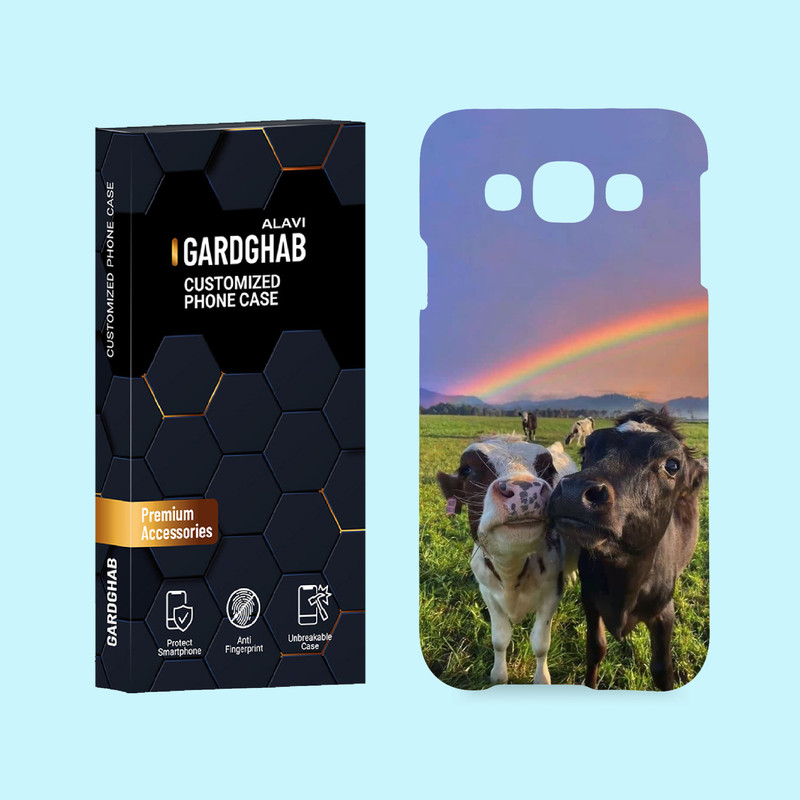 کاور گارد قاب علوی مدل حیوانات مناسب برای گوشی موبایل سامسونگ Galaxy E5 2015