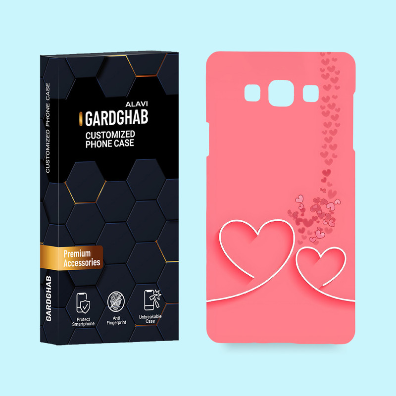 کاور گارد قاب علوی مدل عاشقانه مناسب برای گوشی موبایل سامسونگ Galaxy A7 2015 / A700