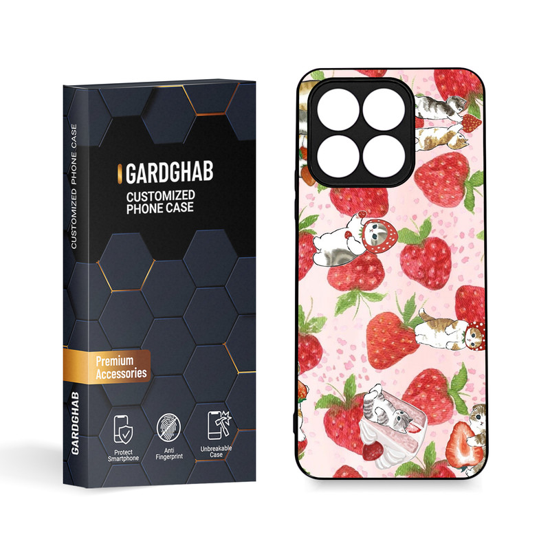 کاور گارد قاب مدل دور ژله ای فانتزی  مناسب برای گوشی موبایل آنر X8a 4G