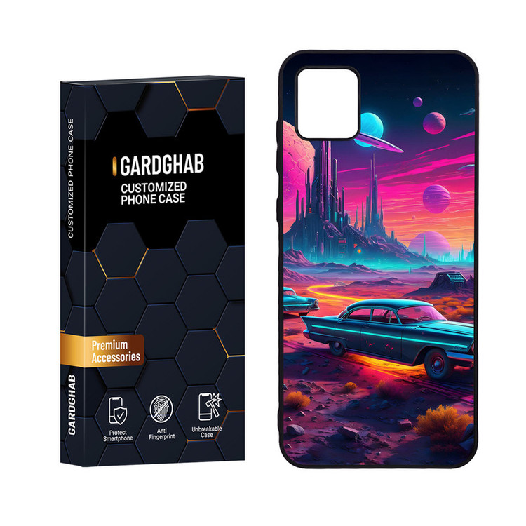 کاور گارد قاب مدل دورژله ای هنری مناسب برای گوشی موبایل سامسونگ Galaxy A04 4G