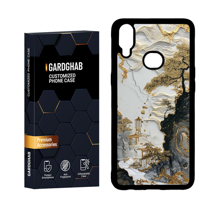 کاور گارد قاب مدل دورژله ای هنری مناسب برای گوشی موبایل سامسونگ Galaxy A10s