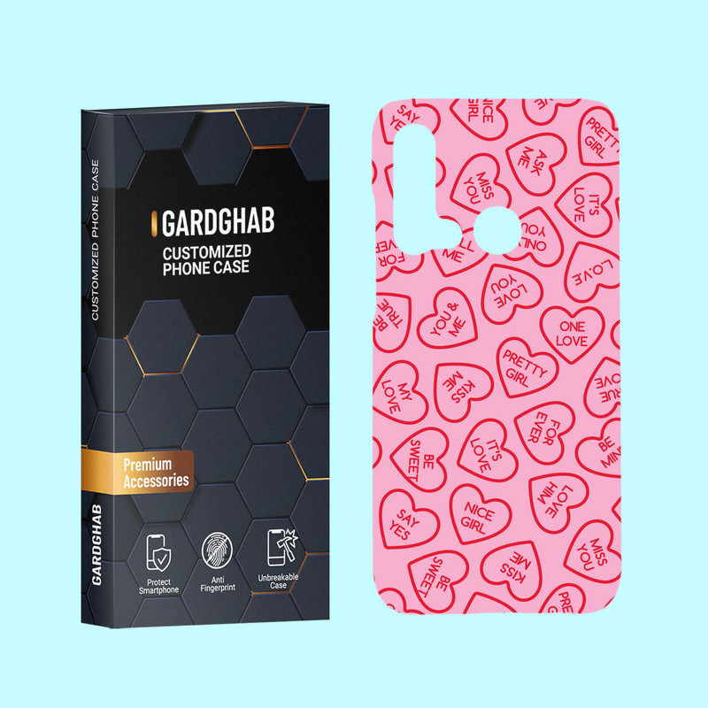 کاور گارد قاب علوی مدل عاشقانه مناسب برای گوشی موبایل هوآوی Nova 5i