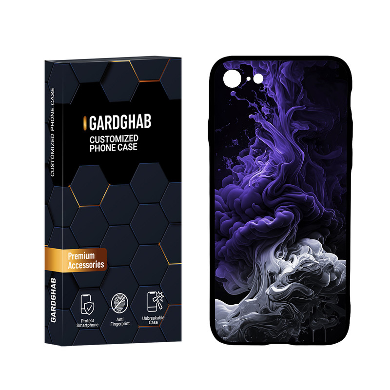 کاور گارد قاب مدل پشت گلس ساده مناسب برای گوشی موبایل اپل iPhone 7 / 8 / SE 2020 / SE 2022