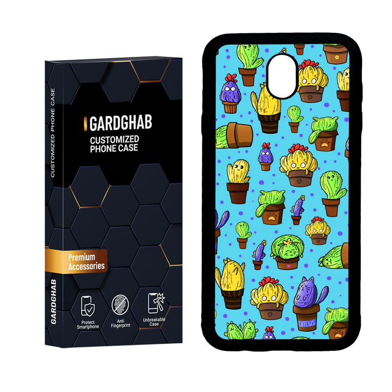 کاور گارد قاب مدل دور ژله ای فانتزی مناسب برای گوشی موبایل سامسونگ Galaxy J7 Pro