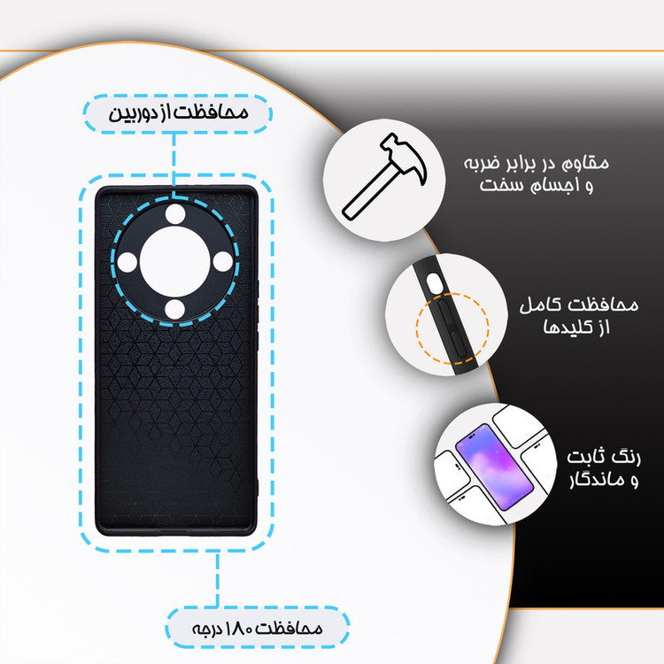 کاور گارد قاب مدل فانتزی مناسب برای گوشی موبایل آنر X9A 5G