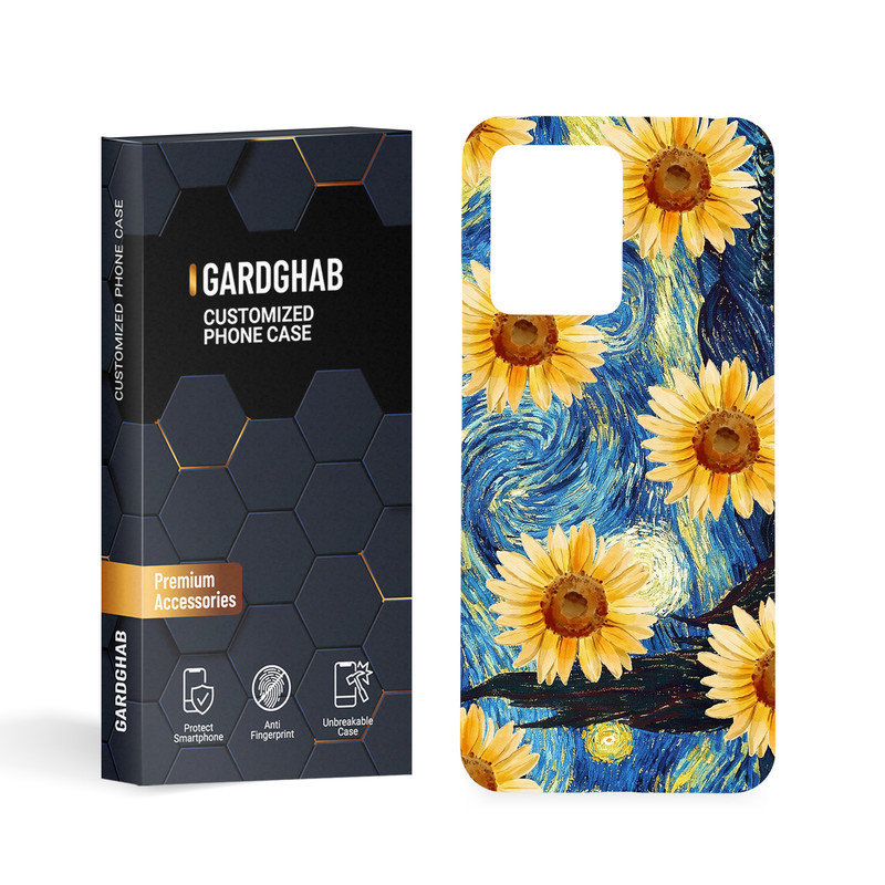 کاور گارد قاب مدل گل مناسب برای گوشی موبایل شیائومی Redmi Note 12 4G