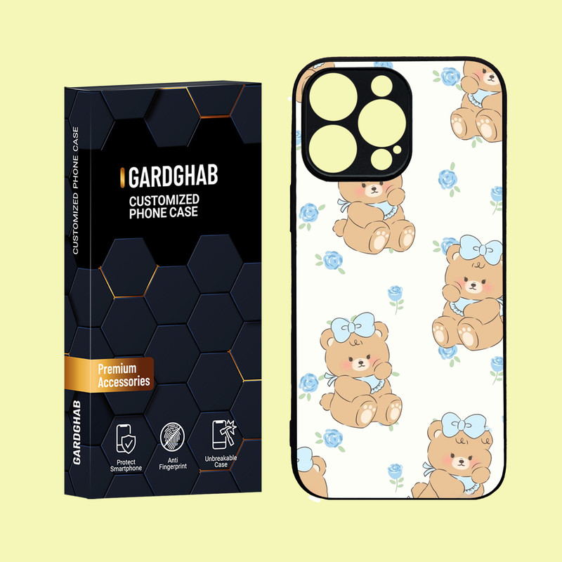 کاور گارد قاب مدل دور ژله ای فانتزی مناسب برای گوشی موبایل اپل iPhone 16 Pro Max