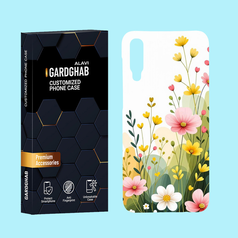 کاور گارد قاب علوی مدل گل مناسب برای گوشی موبایل سامسونگ Galaxy A50 / A50s / A30s