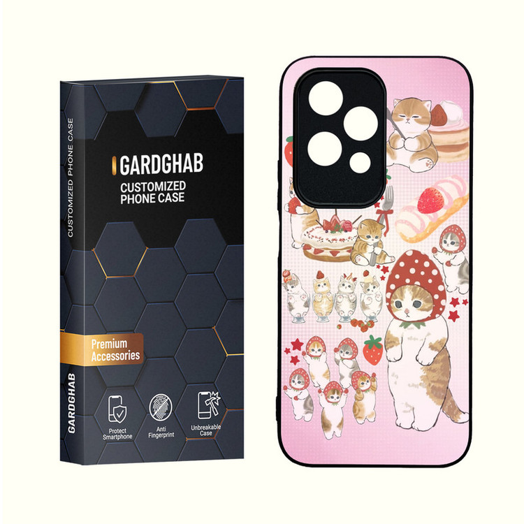 کاور گارد قاب مدل دور ژله ای فانتزی مناسب برای گوشی انر Honor 200Lite 5G