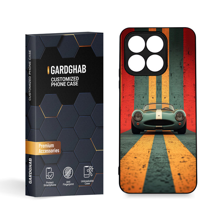 کاور گارد قاب مدل دور ژله ای پسرانه مناسب برای گوشی موبایل آنر X8a 4G