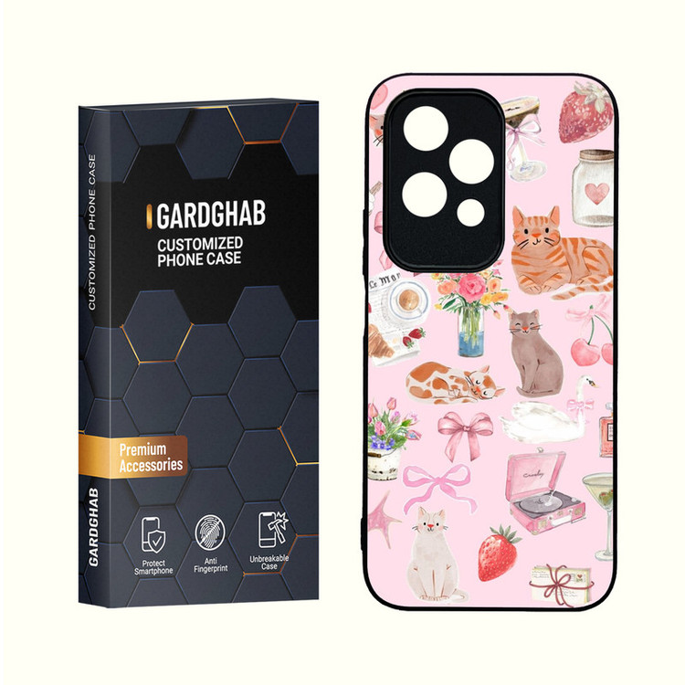 کاور گارد قاب مدل دور ژله ای گلس فانتزی مناسب برای گوشی انر Honor 200Lite 5G