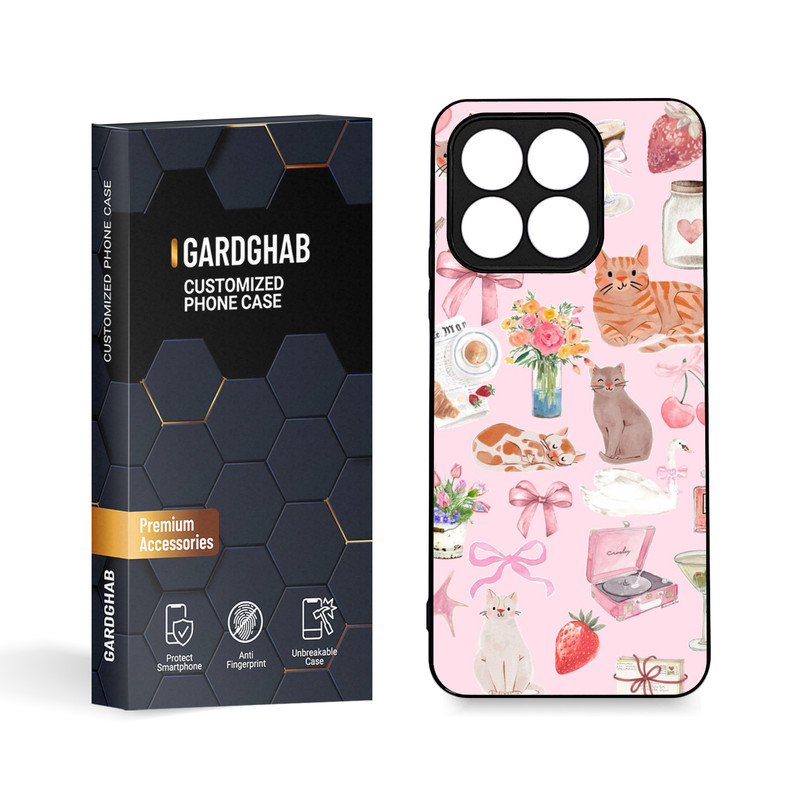 کاور گارد قاب مدل دورژله ای فانتزی مناسب برای گوشی موبایل آنر X8a 4G