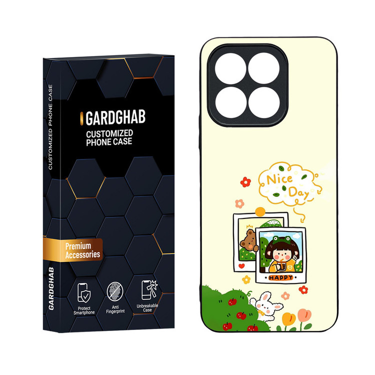کاور گارد قاب مدل دور ژله ای دخترانه مناسب برای گوشی موبایل آنر Honor X8b 4G