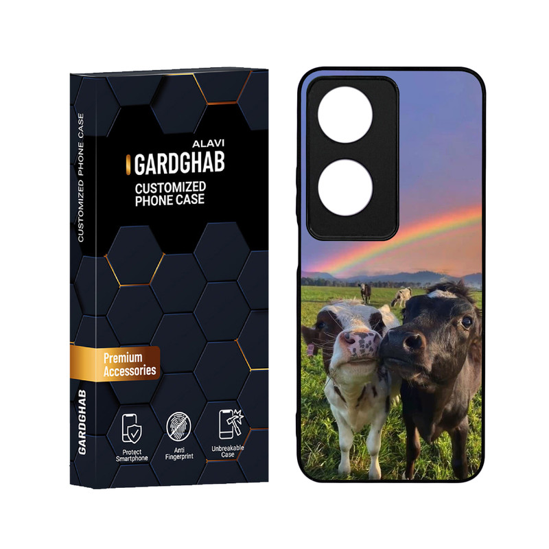 کاور گارد قاب علوی مدل دور ژله ای حیوانات مناسب برای گوشی موبایل آنر X7B 4G