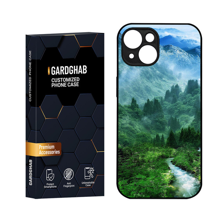 کاور گارد قاب مدل طبیعت مناسب برای گوشی موبایل اپل IPhone 15