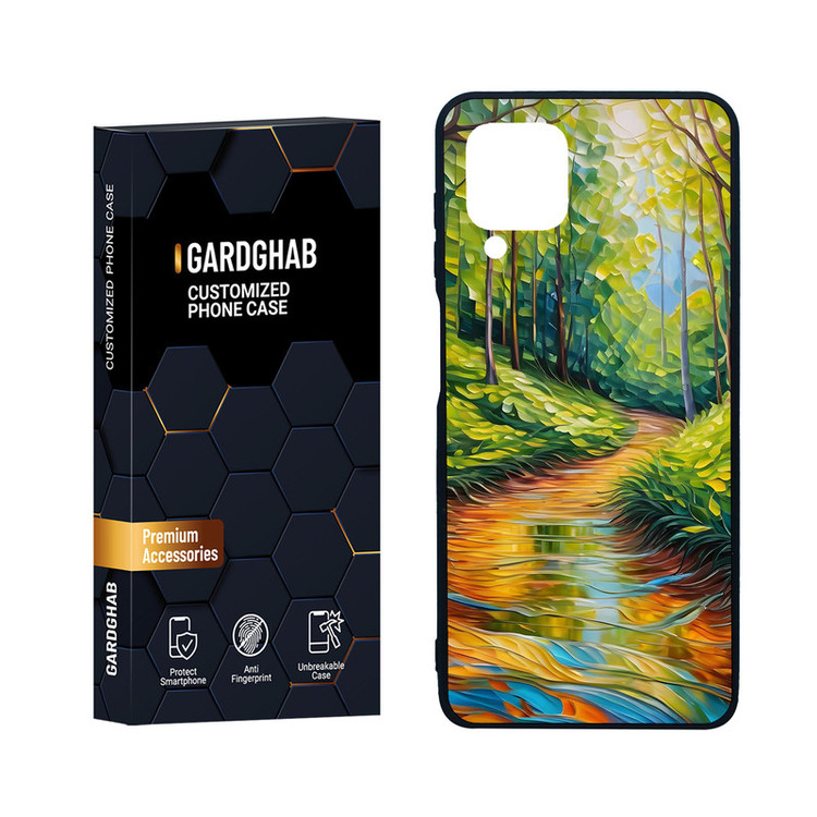 کاور گارد قاب مدل هنری مناسب برای گوشی موبایل سامسونگ Galaxy F22 / M22 4G