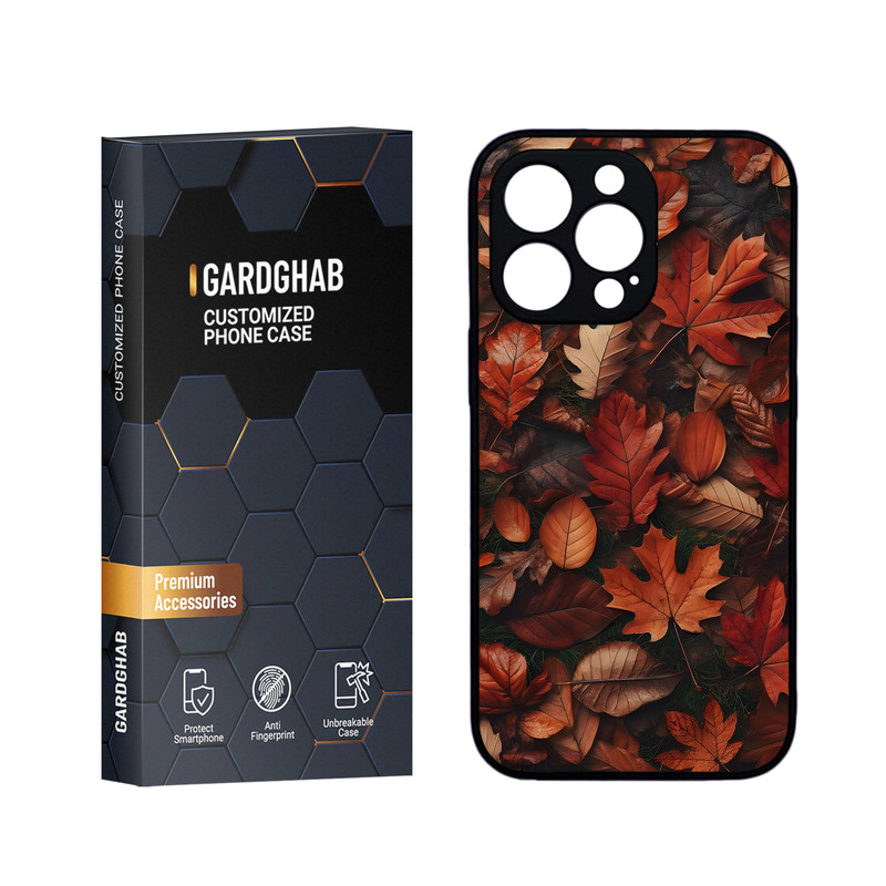 کاور گارد قاب مدل پشت گلس برگ مناسب برای گوشی موبایل اپل iPhone 13 Pro