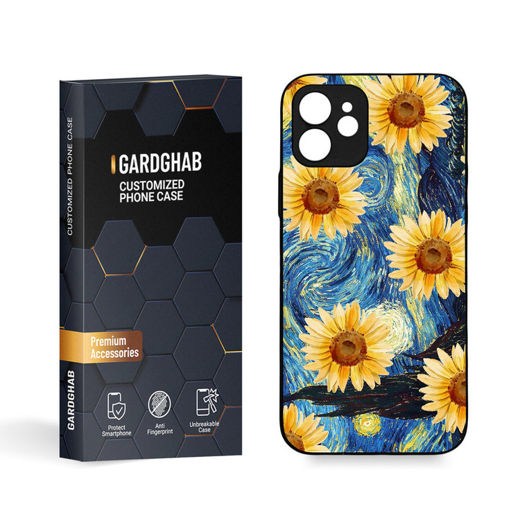 کاور گارد قاب مدل گل مناسب برای گوشی موبایل اپل iPhone 12