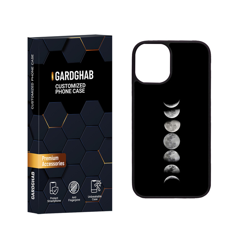 کاور گارد قاب مدل دور ژله ای پشت گلس ساده مناسب برای گوشی موبایل اپل iPhone 12 Mini