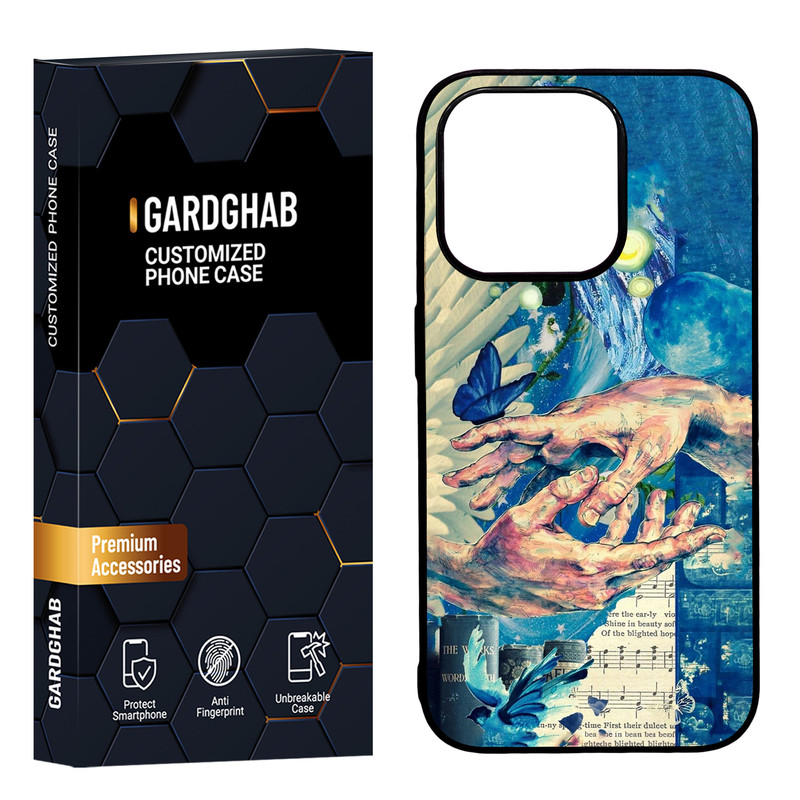کاور گارد قاب مدل دورژله ای هنری مناسب برای گوشی موبایل اپل iPhone15 pro