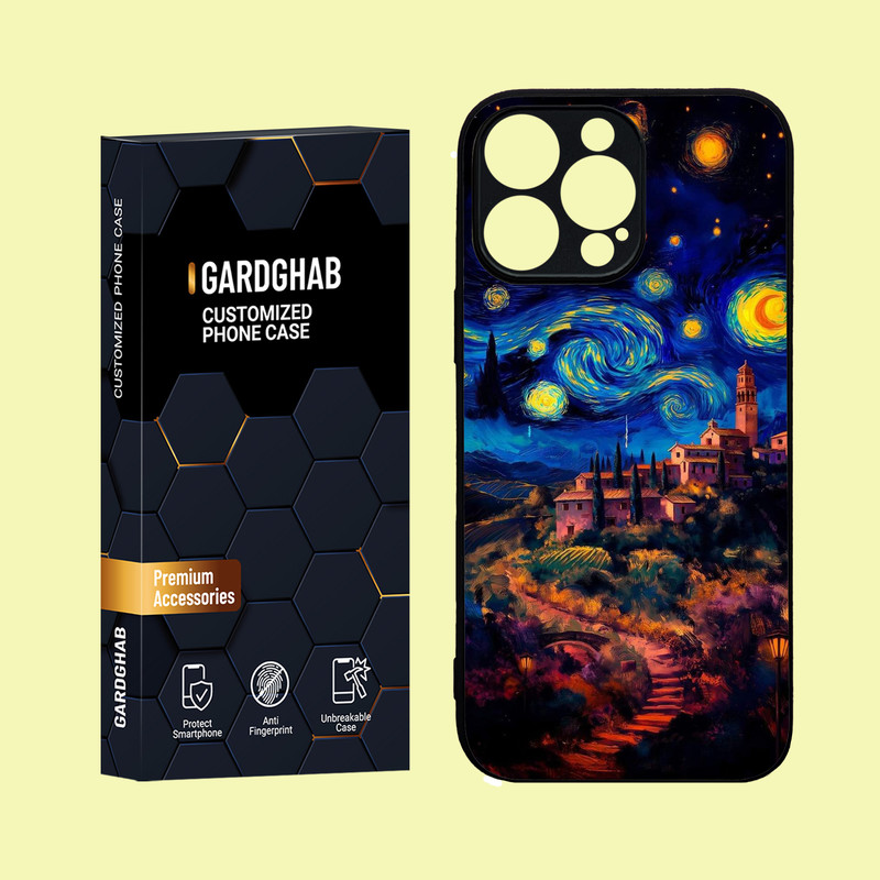 کاور گارد قاب مدل دور ژله ای هنری  مناسب برای گوشی موبایل  اپل  iPhone 16 Pro Max