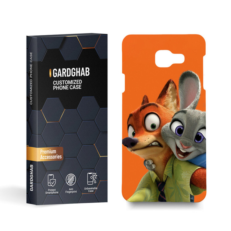 کاور گارد قاب مدل زوتوپیا مناسب برای گوشی موبایل سامسونگ galaxy a710 / a7 2016