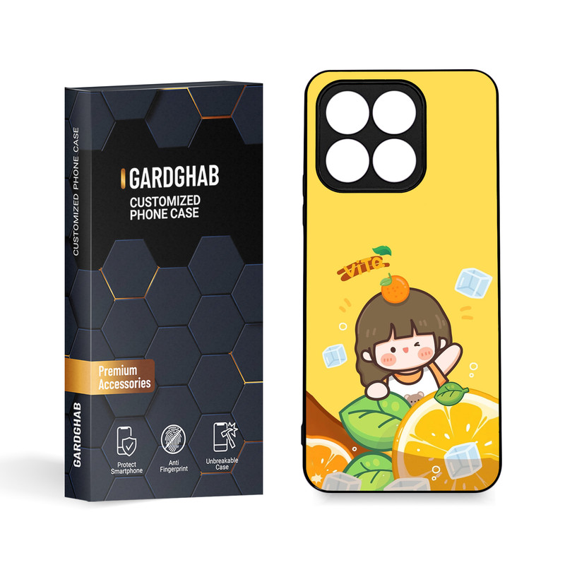 کاور گارد قاب مدل دورژله ای دخترانه مناسب برای گوشی موبایل آنر X8a 4G