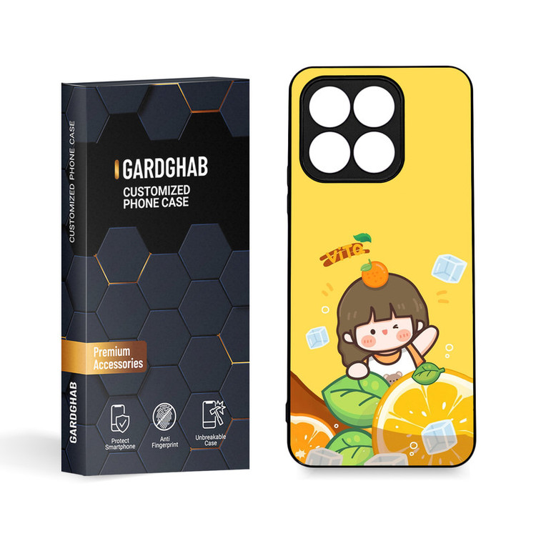 کاور گارد قاب مدل دورژله ای دخترانه مناسب برای گوشی موبایل آنر X8a 4G