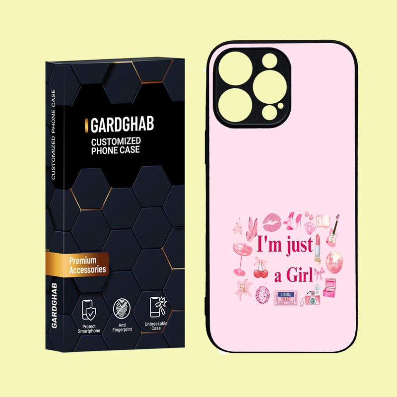 کاور گارد قاب مدل دور ژله ای دخترانه مناسب برای گوشی موبایل اپل iPhone 16 Pro Max