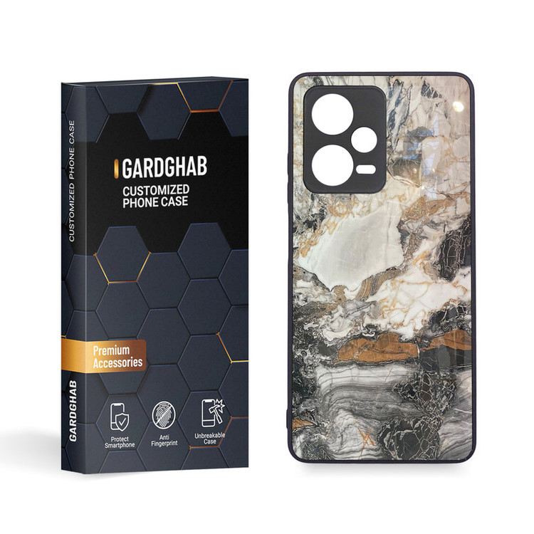 کاور گارد قاب مدل سنگی مناسب برای گوشی موبایل شیائومی Redmi Note 12 Pro Plus 5G
