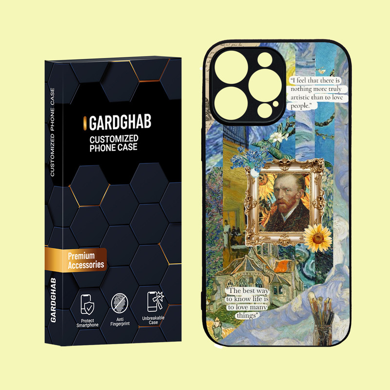 کاور گارد قاب مدل دور ژله ای هنری  مناسب برای گوشی موبایل  اپل  iPhone 16 Pro Max
