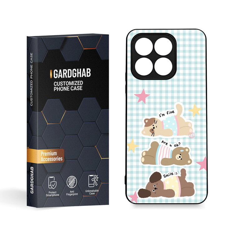 کاور گارد قاب مدل دور ژله ای فانتزی مناسب برای گوشی موبایل آنر X8a 4G