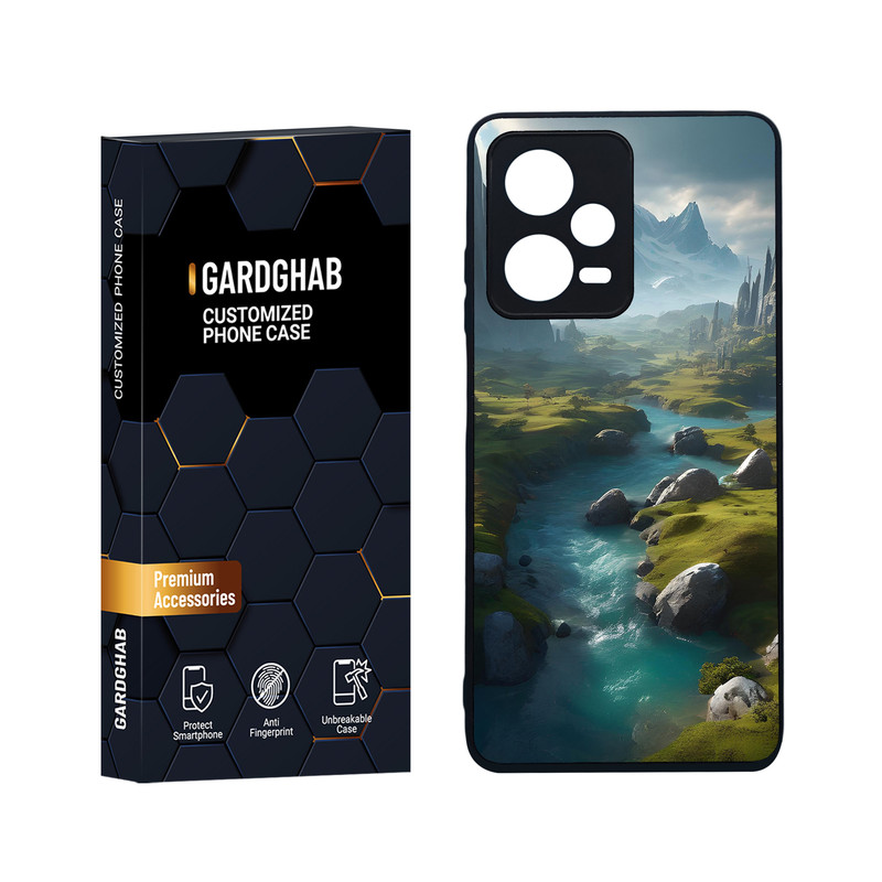 کاور گارد قاب مدل هنری مناسب برای گوشی موبایل شیائومی Redmi Note 12 Pro 5G