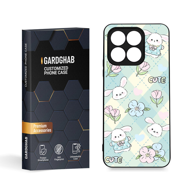کاور گارد قاب مدل دور ژله ای فانتزی مناسب برای گوشی موبایل آنر X8a 4G