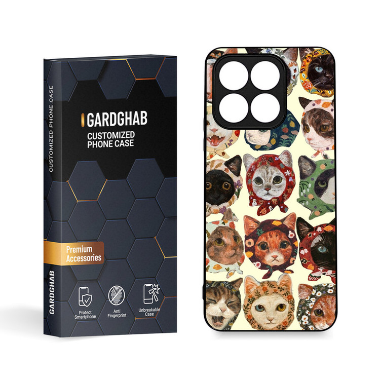 کاور گارد قاب مدل دور ژله ای فانتزی مناسب برای گوشی موبایل آنر X8a 4G