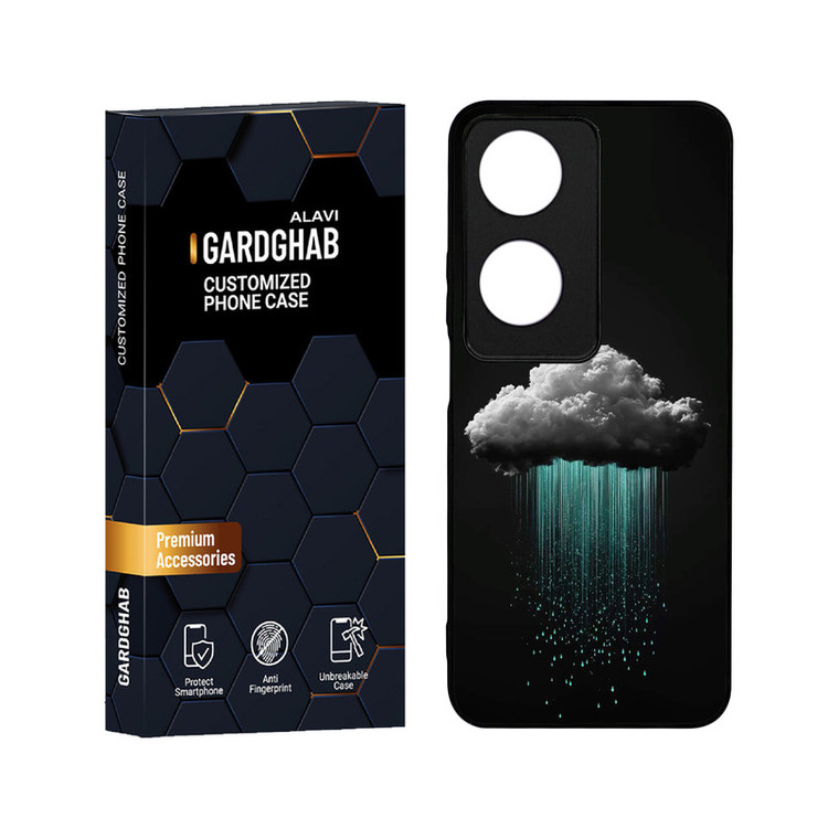 کاور گارد قاب علوی مدل دور ژله ای هنری مناسب برای گوشی موبایل آنر X7B 4G