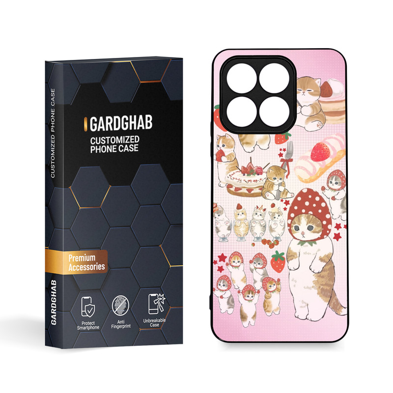 کاور گارد قاب مدل دور ژله ای فانتزی  مناسب برای گوشی موبایل آنر X8a 4G