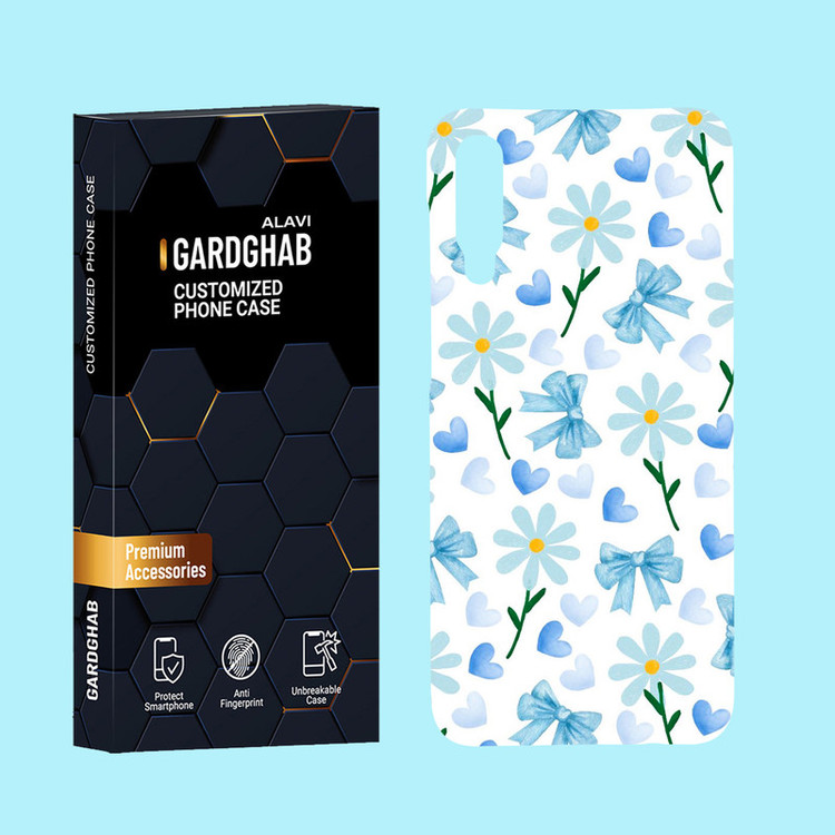کاور گارد قاب علوی مدل گل مناسب برای گوشی موبایل سامسونگ Galaxy A50 / A50s / A30s