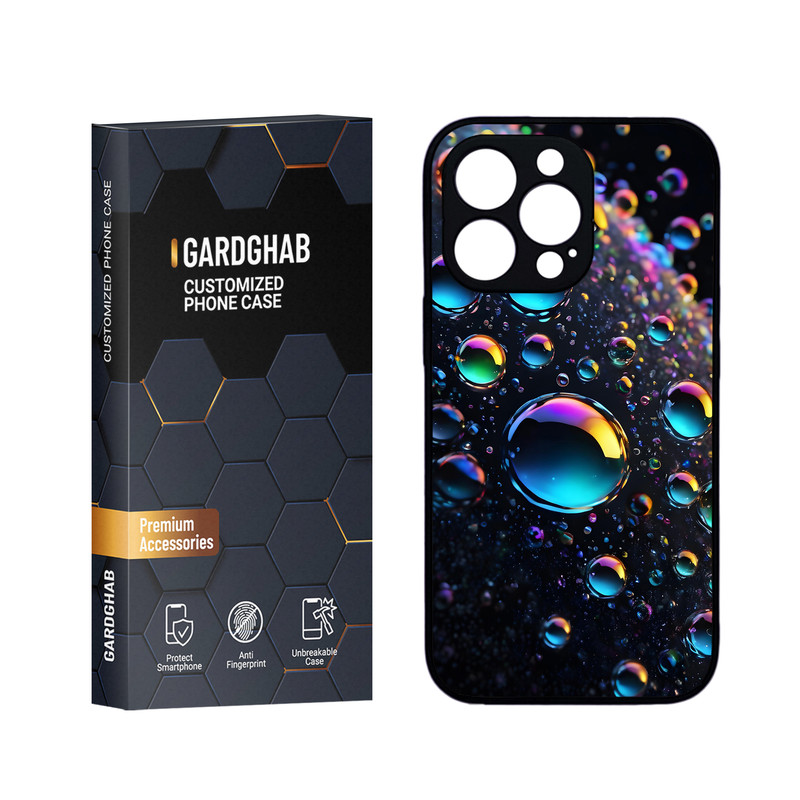 کاور گارد قاب مدل دورژله ای پشت گلس ساده مناسب برای گوشی موبایل اپل iPhone 13 Pro