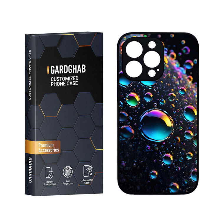 کاور گارد قاب مدل دورژله ای پشت گلس ساده مناسب برای گوشی موبایل اپل iPhone 13 Pro