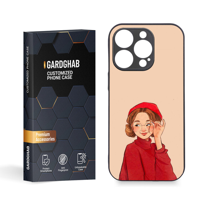 کاور گارد قاب مدل دخترانه مناسب برای گوشی موبایل اپل iPhone 16 Pro