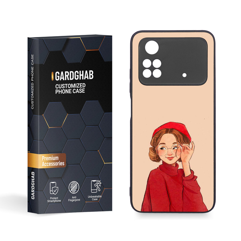کاور گارد قاب مدل دخترانه مناسب برای گوشی موبایل شیائومی Poco M4 Pro 4G
