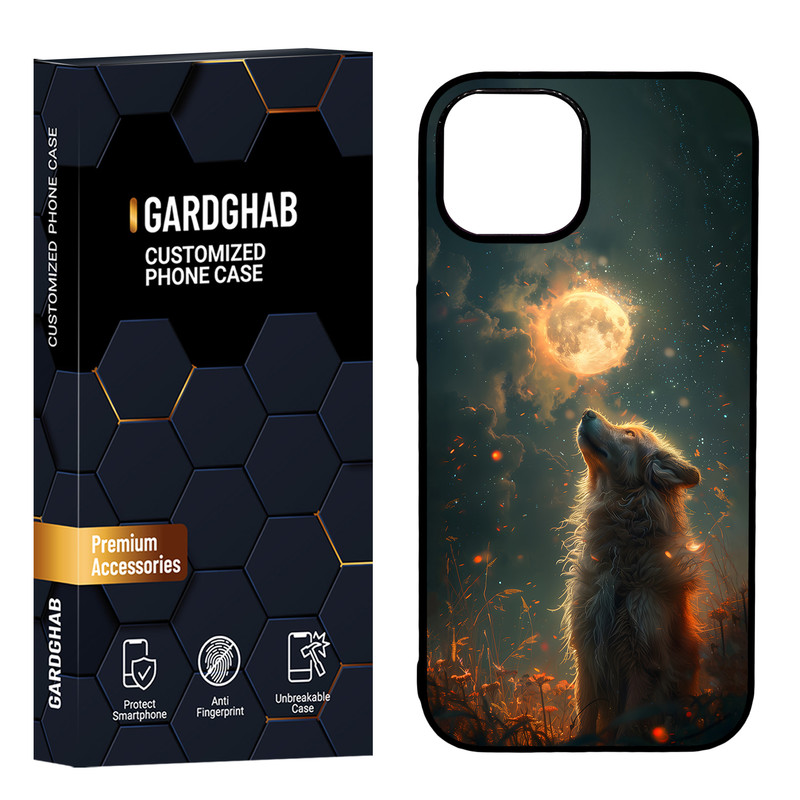 کاور گارد قاب مدل دور ژله ای پشت گلس پسرانه مناسب برای گوشی موبایل اپل iPhone 15