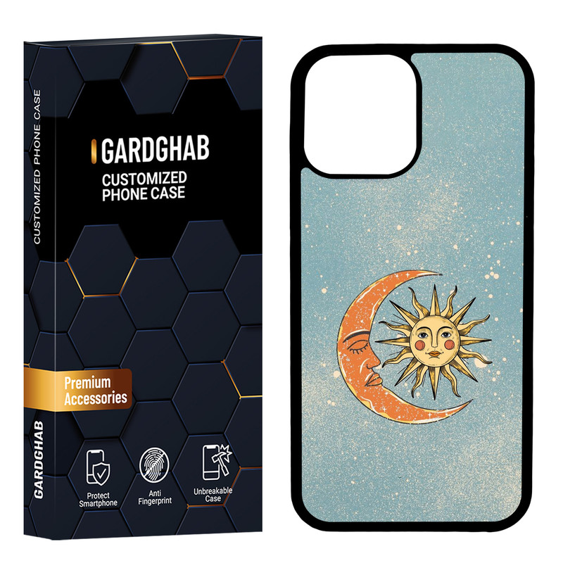 کاور گارد قاب مدل پشت گلس هنری مناسب برای گوشی موبایل اپل iPhone 13 Pro Max