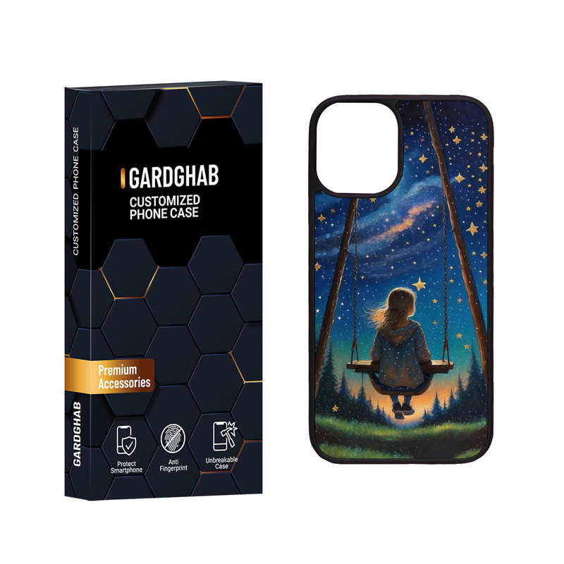 کاور گارد قاب مدل دور ژله ای دخترانه مناسب برای گوشی موبایل اپل iPhone 12 Mini