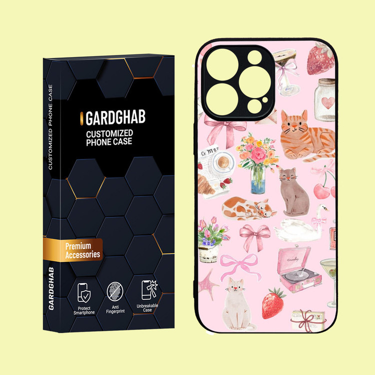 کاور گارد قاب مدل دور ژله ای فانتزی مناسب برای گوشی موبایل اپل iPhone 16 Pro Max
