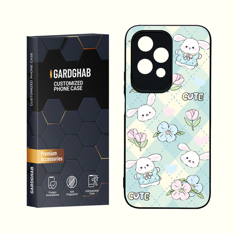 کاور گارد قاب مدل دور ژله ای گلس فانتزی مناسب برای گوشی انر Honor 200Lite 5G